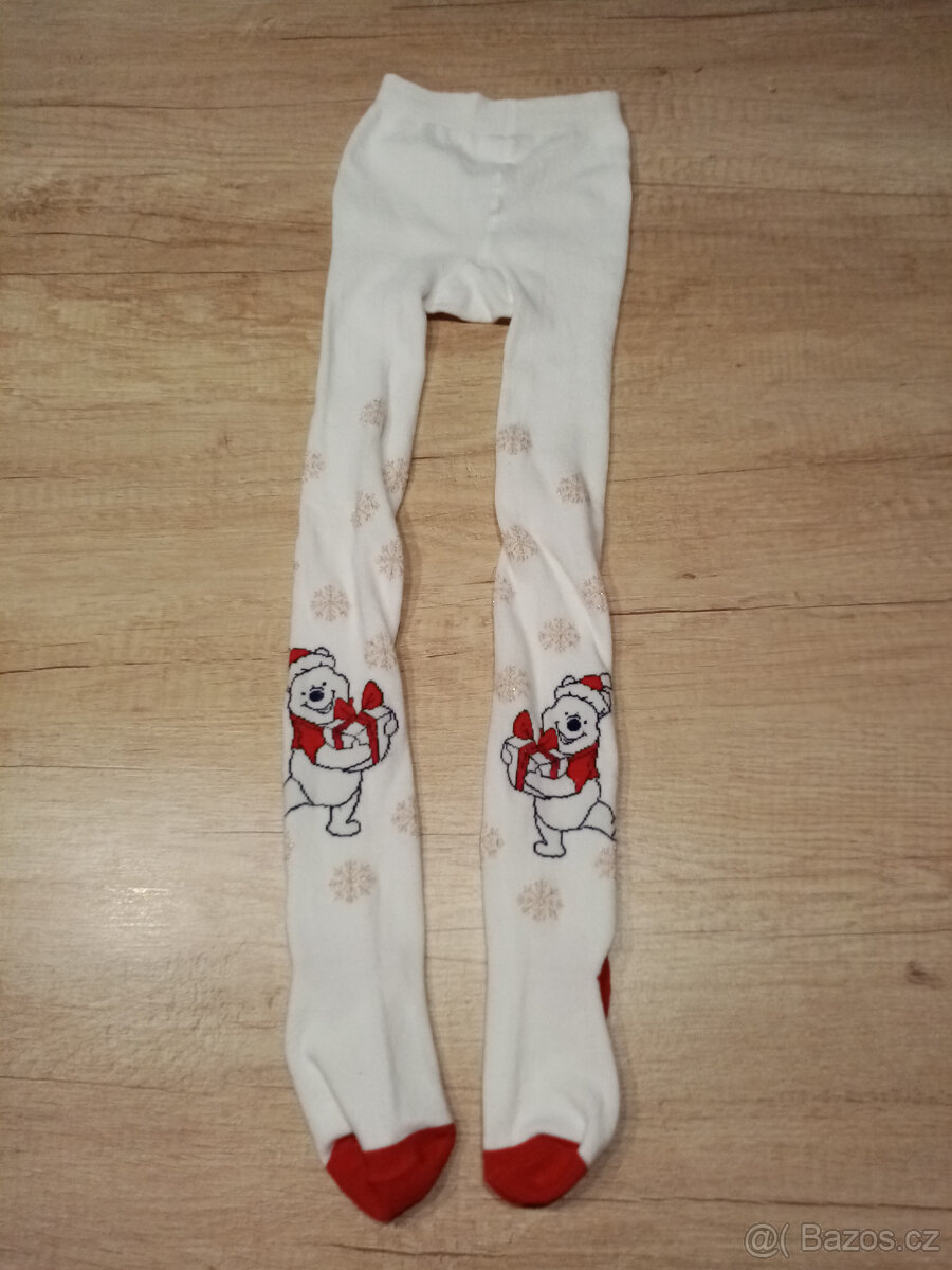 3x punčocháče vel. 110/116 holka - 4