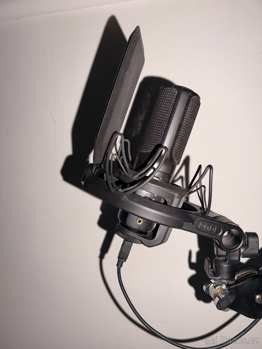 Mikrofon RODE NT-USB + pavouk RODE SMR (+ možnost ramene) - 4