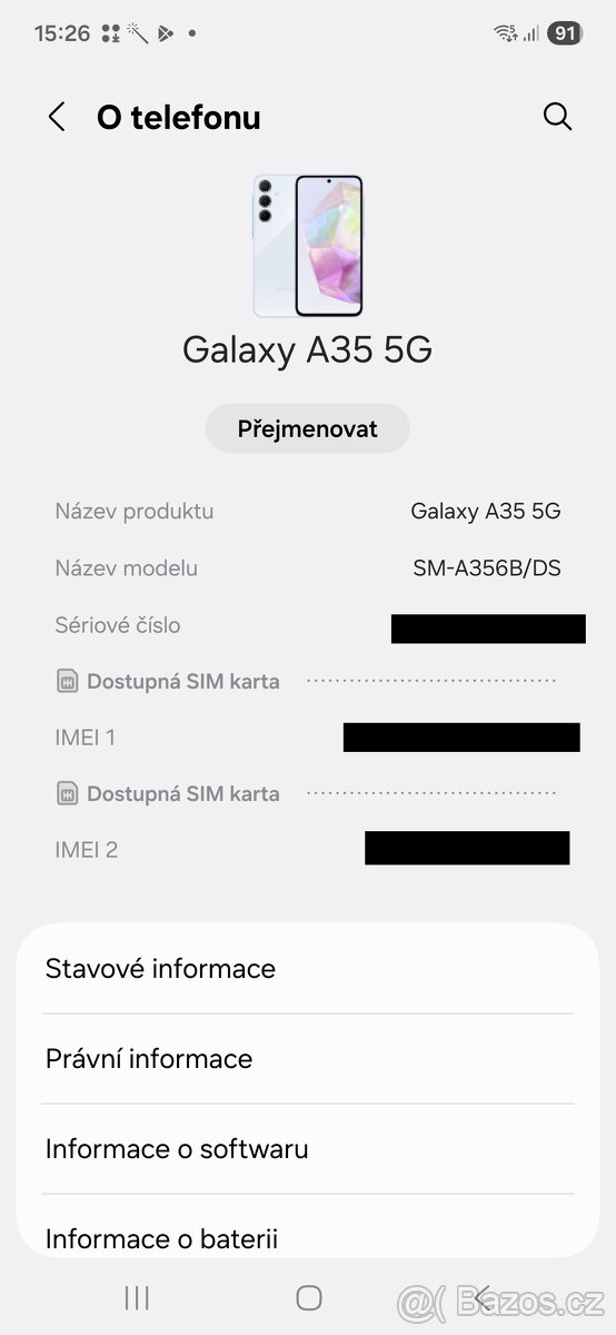 Samsung Galaxy A35 5G - Awesome Iceblue - 4