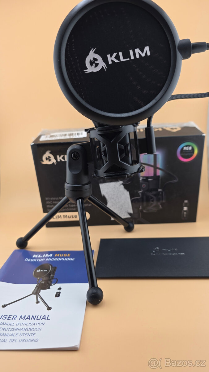Bezdrátový herní mikrofon - RGB Super mikrofon - 4