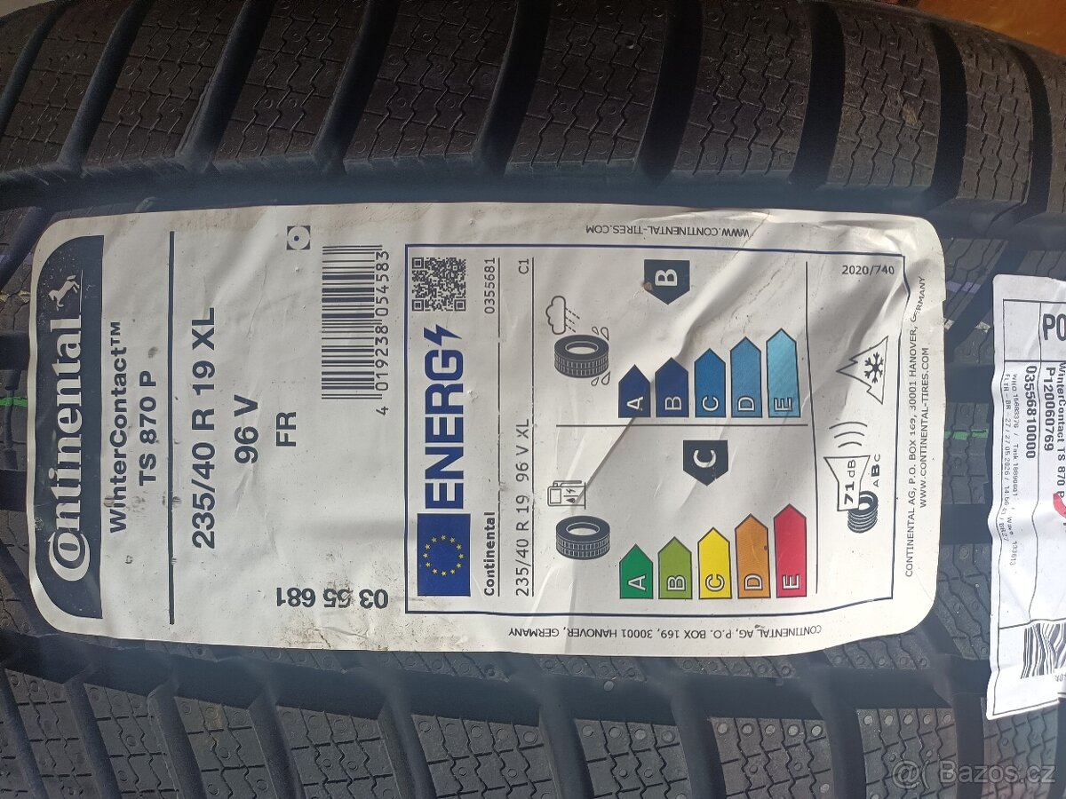 235/40R-19 Continental WinterContact - 4