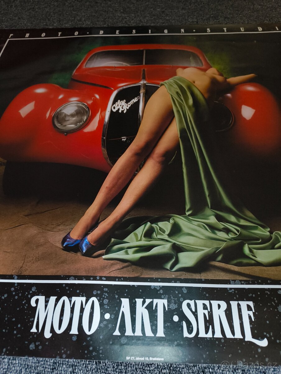 Plakát Alfa Romeo automobil - 4