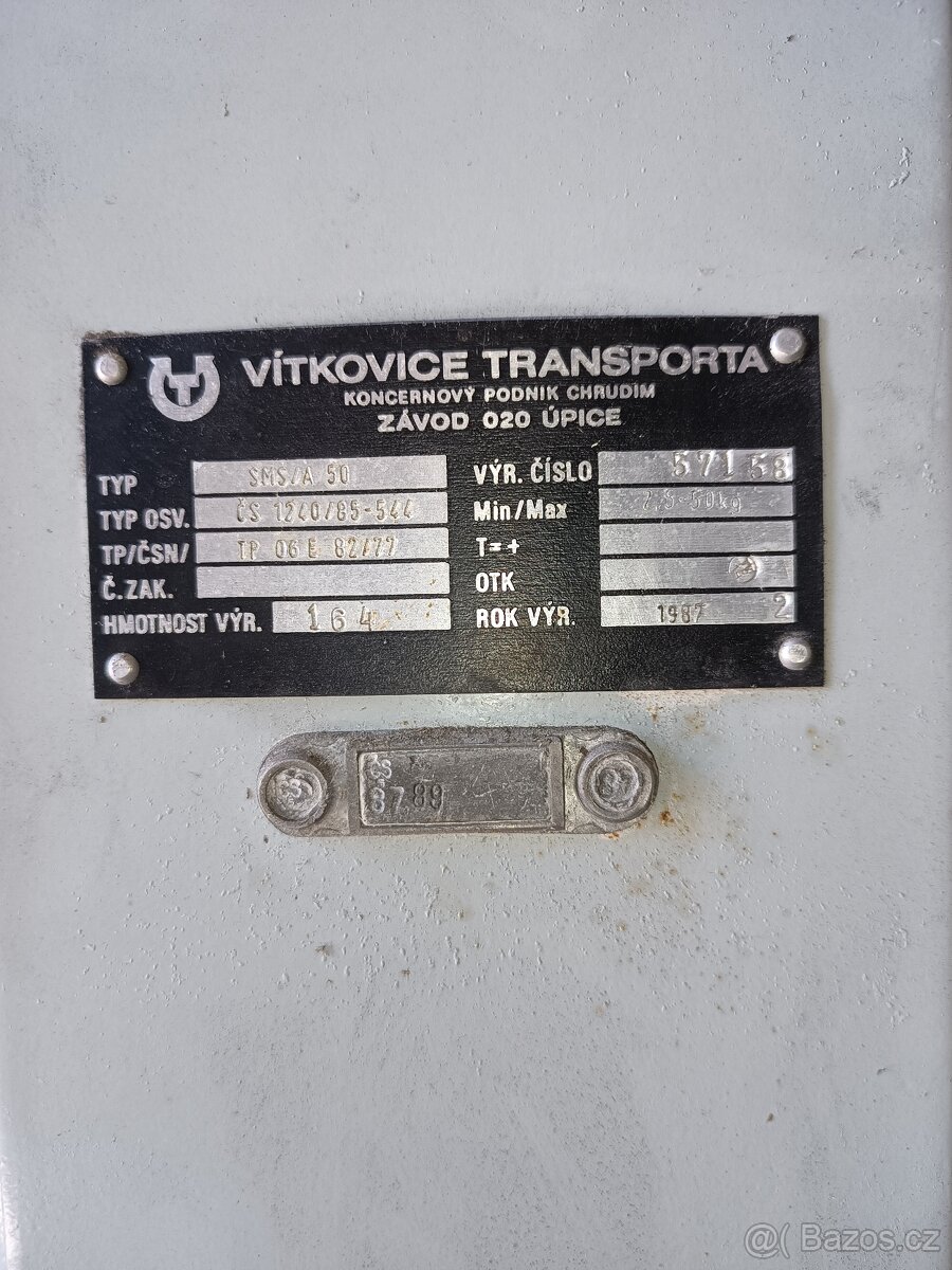 Plošinová váha Transporta SMS/A 50 - 4