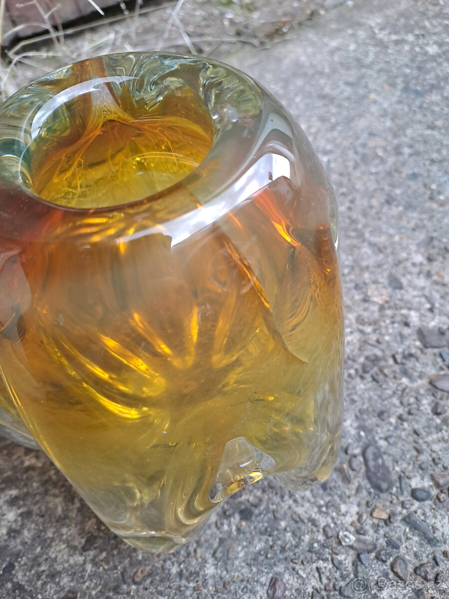 Váza hutni sklo - 4