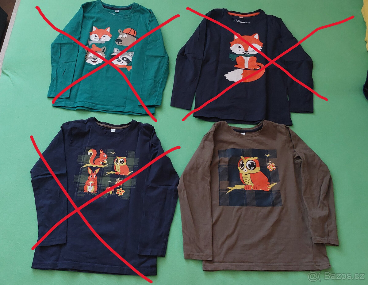 oblečení kluk vel. 128/134 - 4