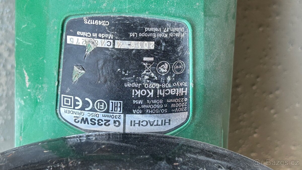 Set úhlových brusek Hitachi G13SN2 + G23SW2 - 4