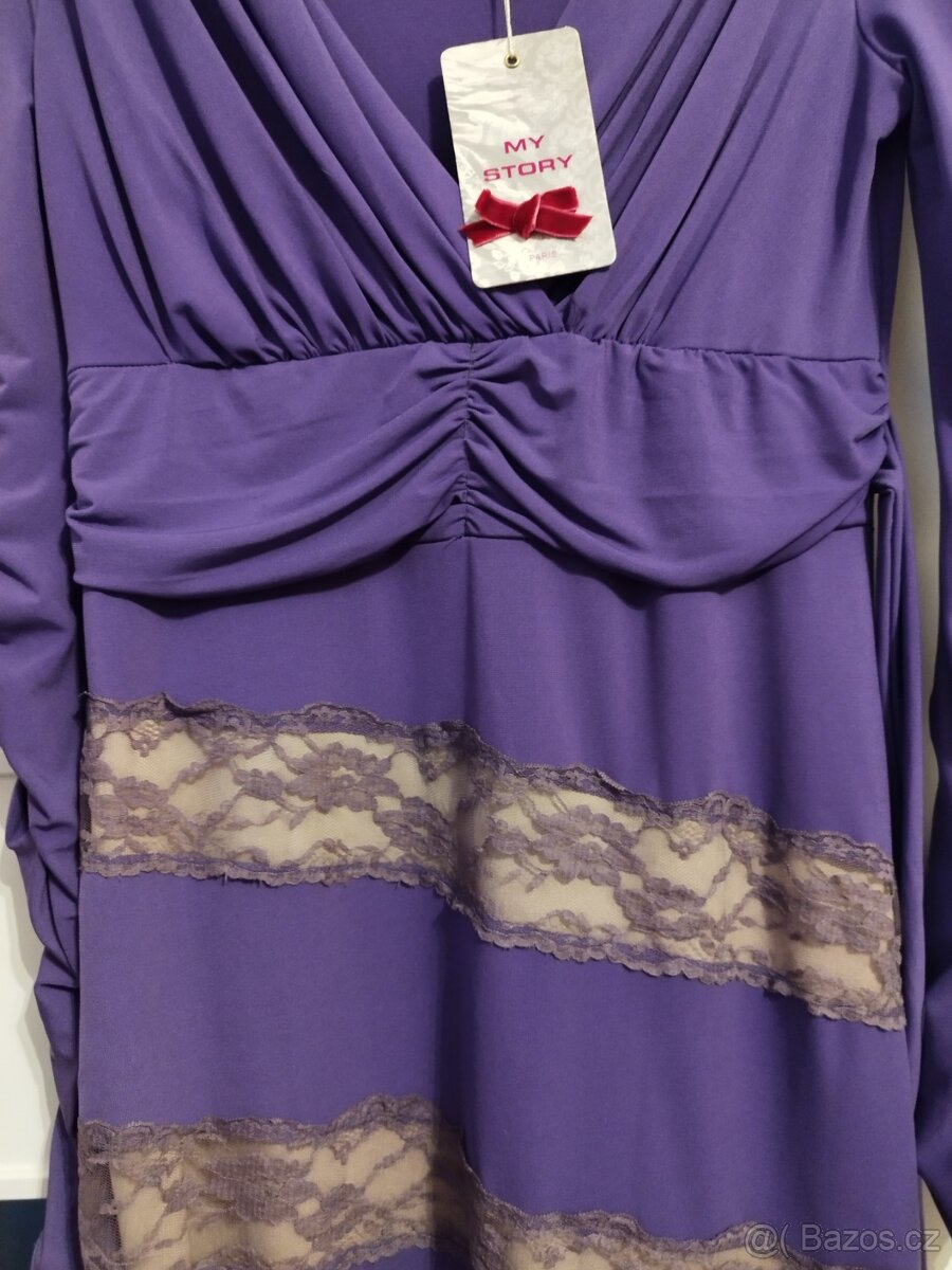 Prodám luxus.dams.šaty z.My Story/Paris v 40/42 PC 2199,-kč - 4
