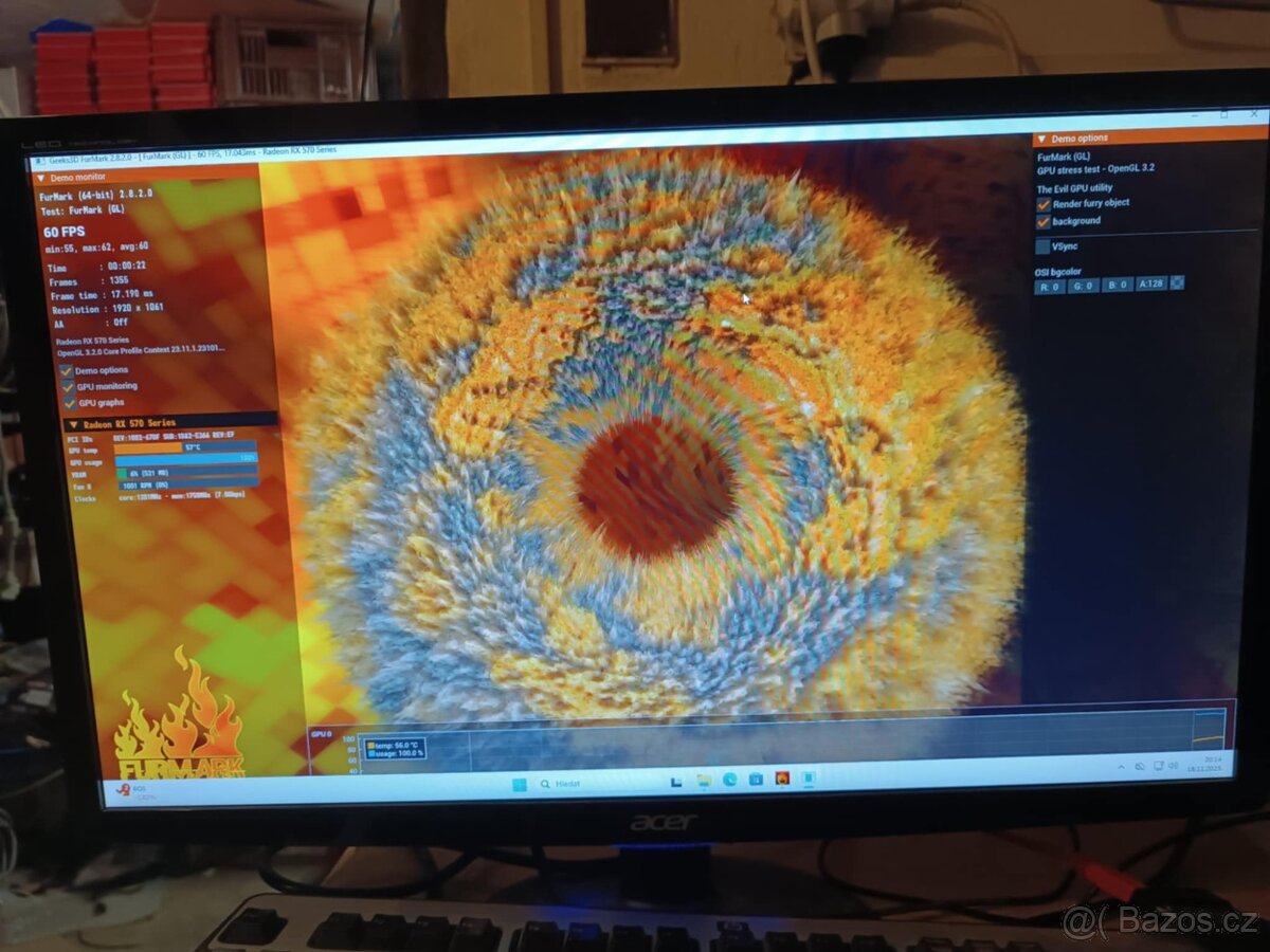 počítač AMD Ryzen 5 1600+16GB DDR4+RX570 8GB - 4