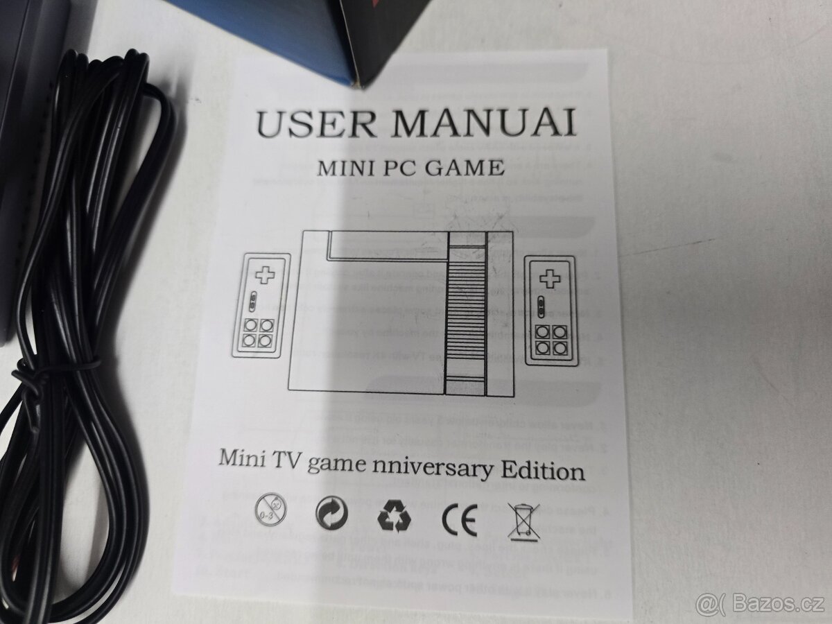 Retro herní konzole 620 her, 2 ovladače, nová - 4