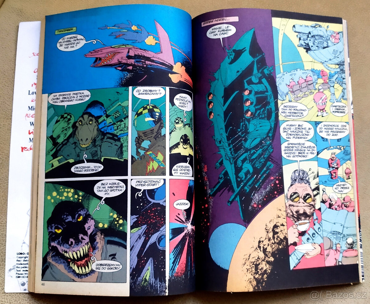 Komiks Lobo- Ostatni czarnian 1994 v polštině - 4