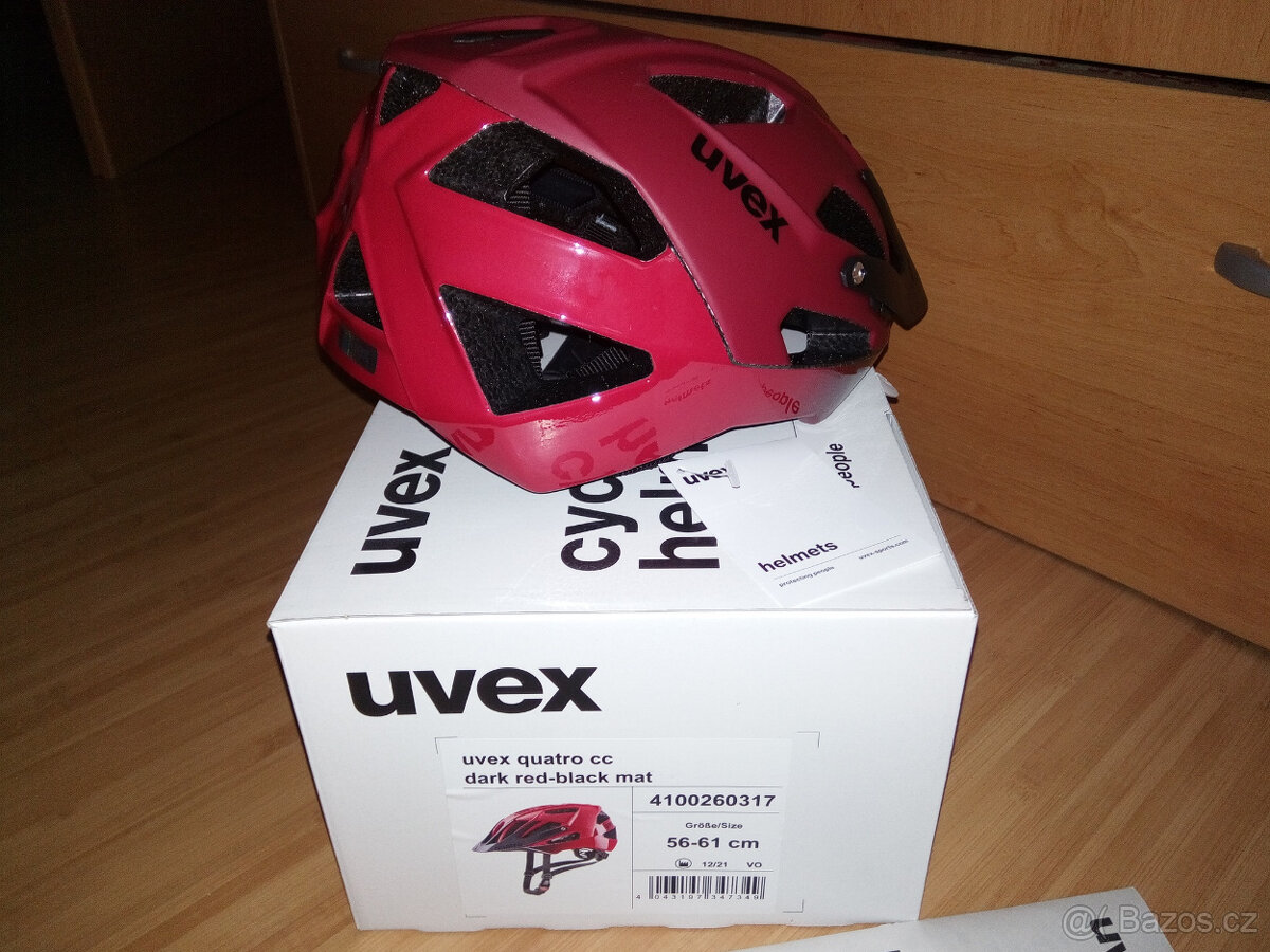 Nová přilba Uvex Quatro CC, 56-61cm - 4