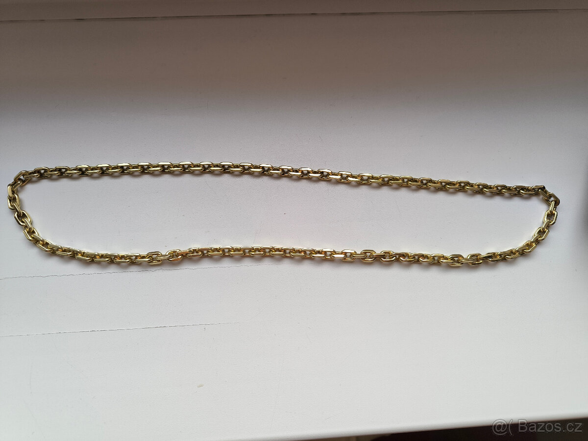 Zlatý 14 k řetěz anker - 4