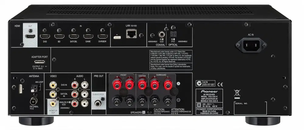 Pioneer vsx-528 - 4
