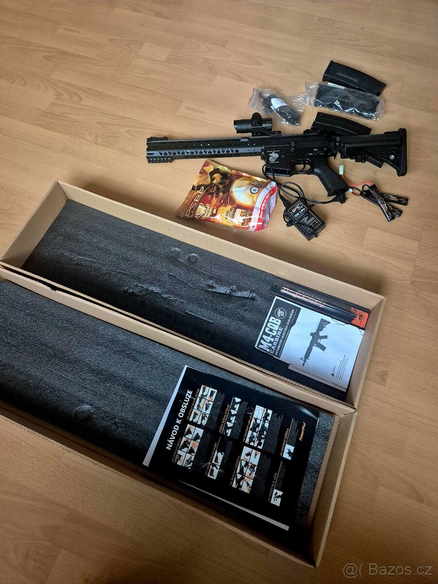 Airsoftová zbraň M4 MOTS 12,5" MUR-černá (EC-821) - 4