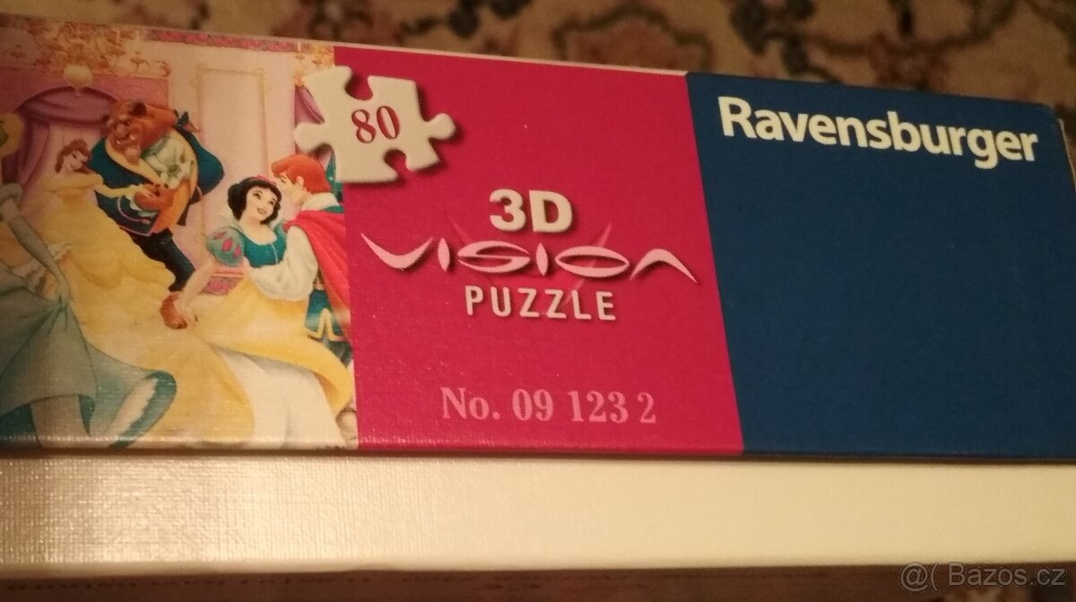 3D Ravensburger puzzle Disney princezny 80 dílků - 4