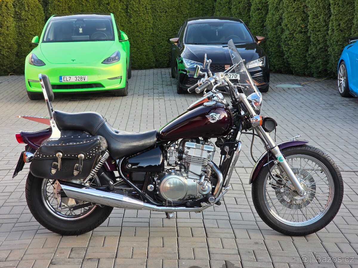 Kawasaki EN 500, padací rám, brašny, plexi, opěrka - 4