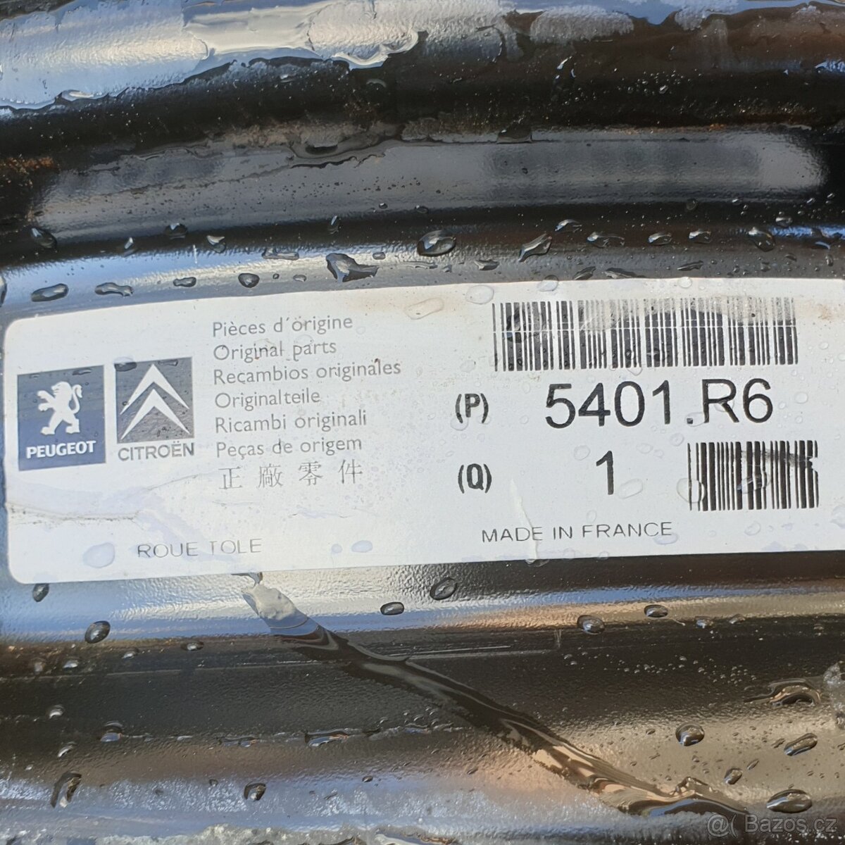 Disky na Citroen, Peugeot 6.5Jx15 ET27 č. AF95 - 4