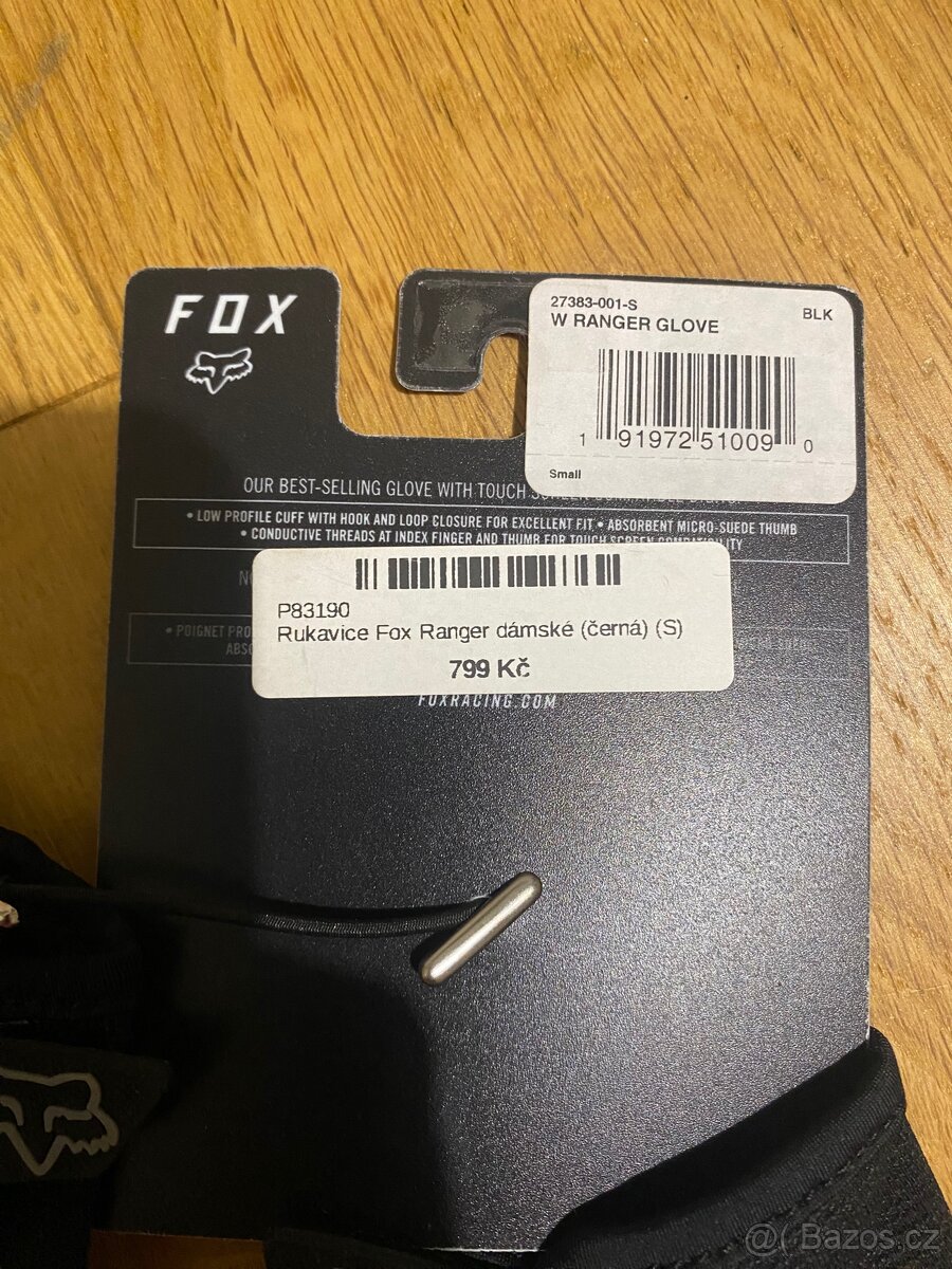 Rukavice Fox Ranger dámské (černé) (S) - 4