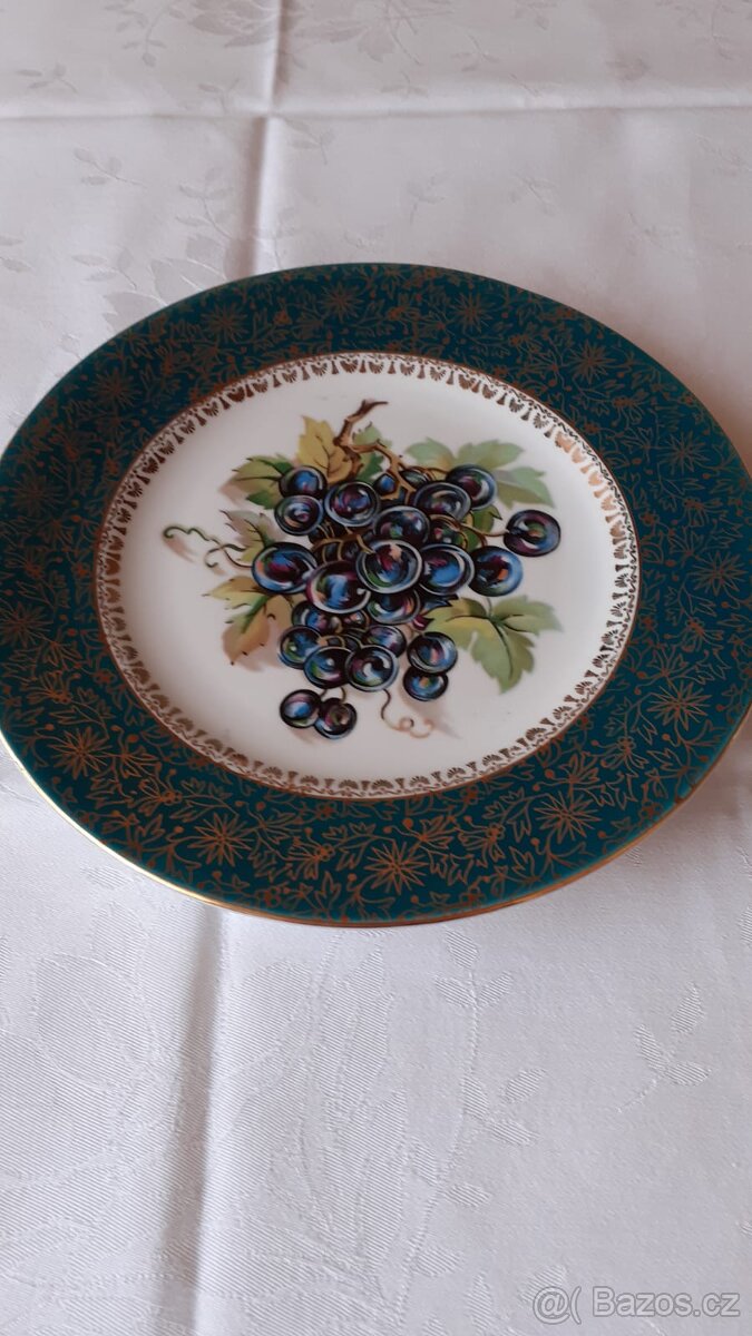 Porcelánový dekorativní talíř I. - 4