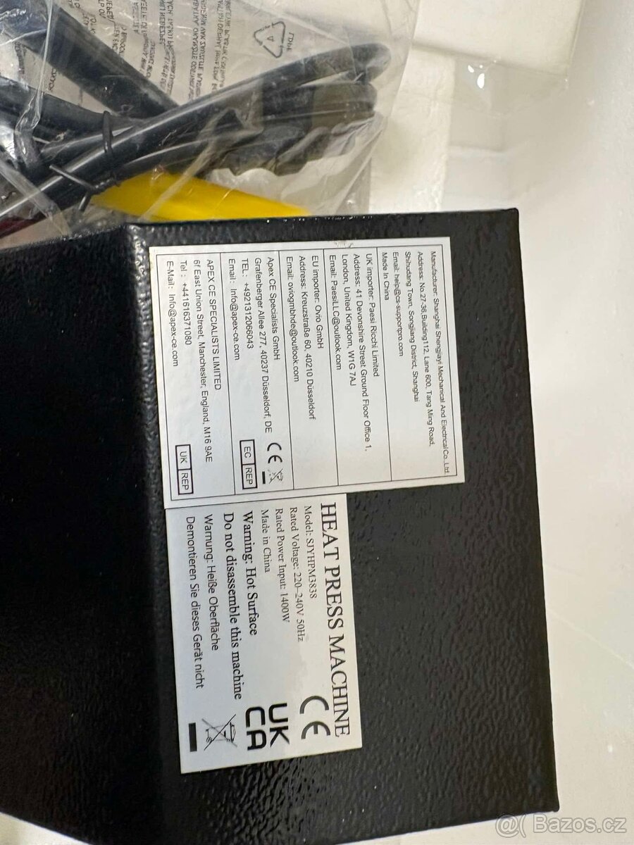 Profesionální termolis / lis na potisk textilu (94) - 4