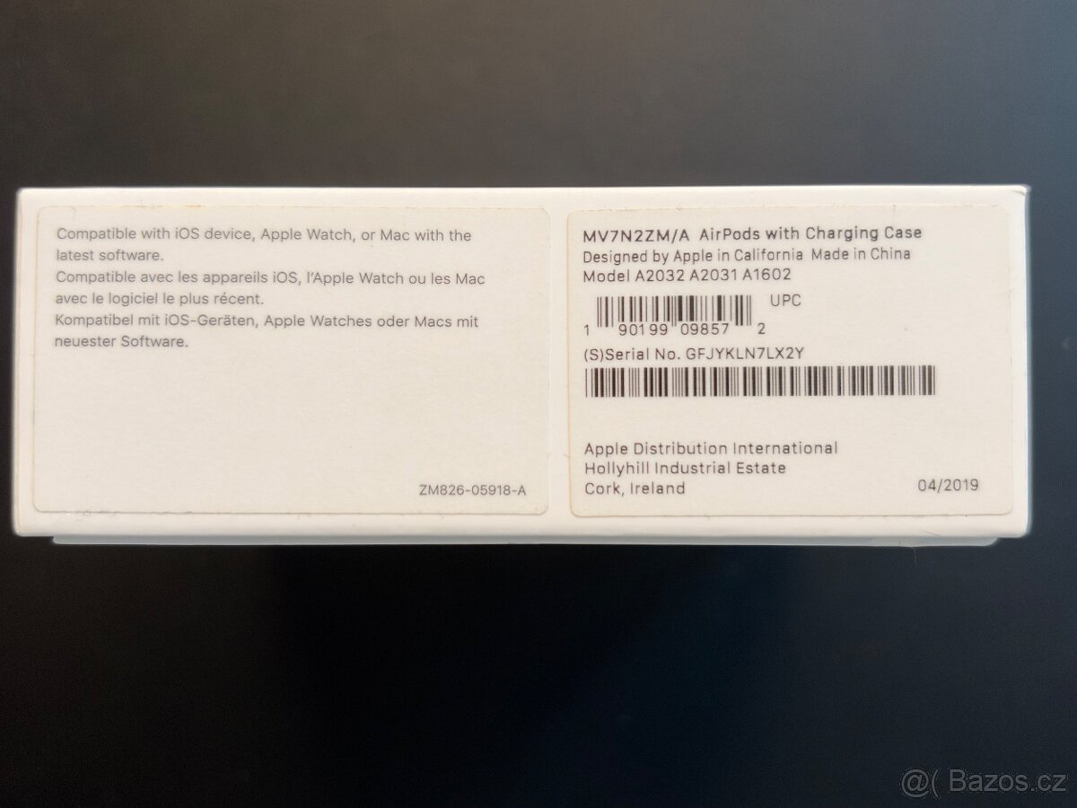 Apple AirPods 2. generace (model MV7N2ZM/A) - 4