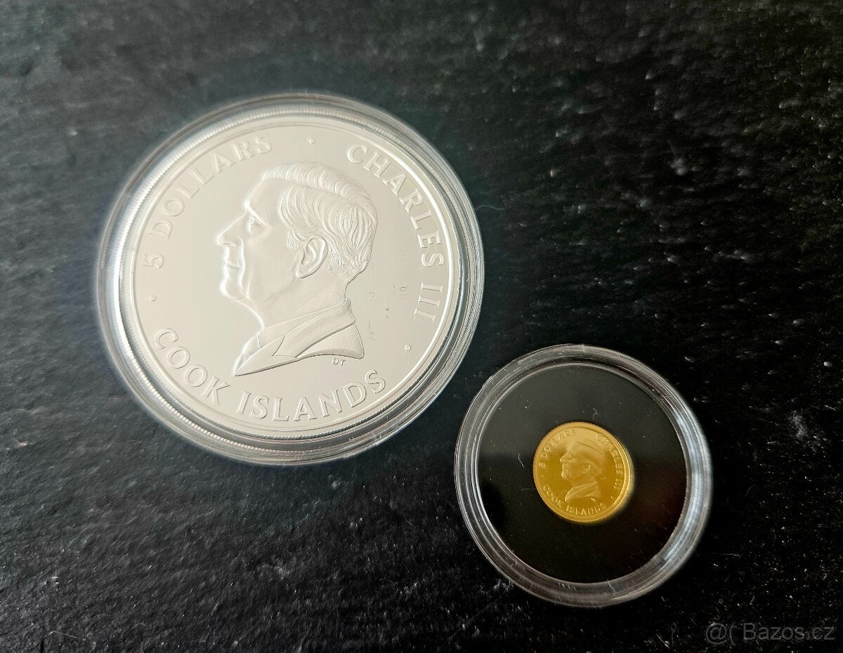 IN MEMORIAM Pápež František 1oz Ag a 0,5g Au mince - 4