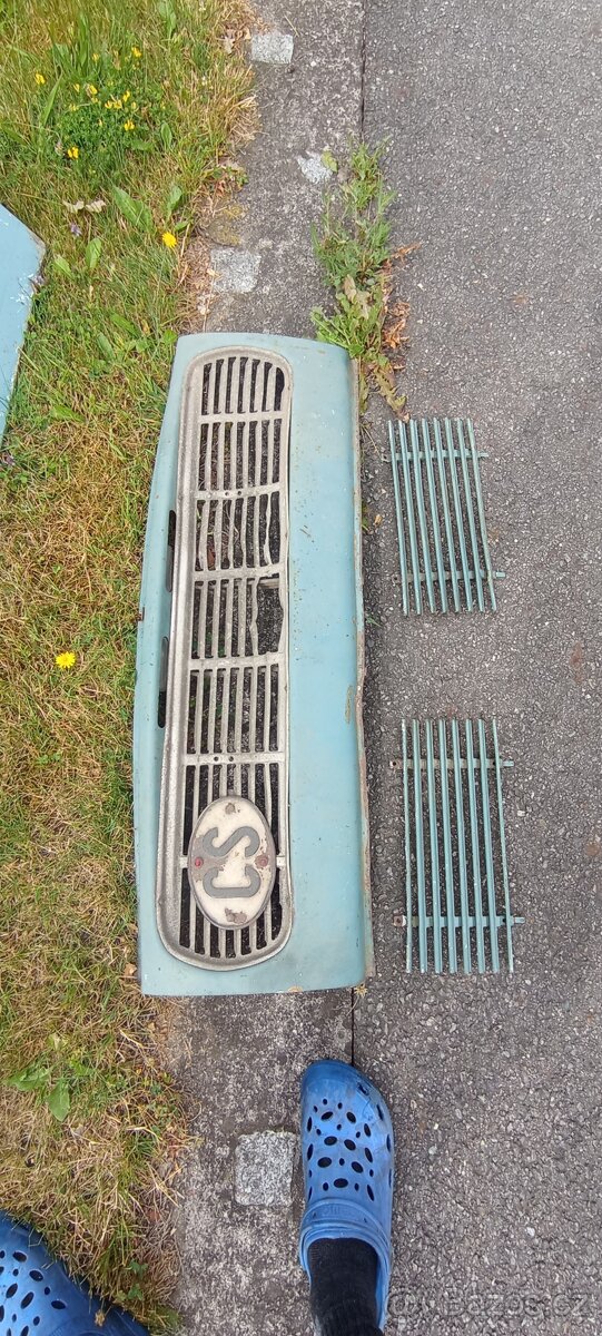 Dveře Škoda 1000mb, zadní čelo a mřížky - 4