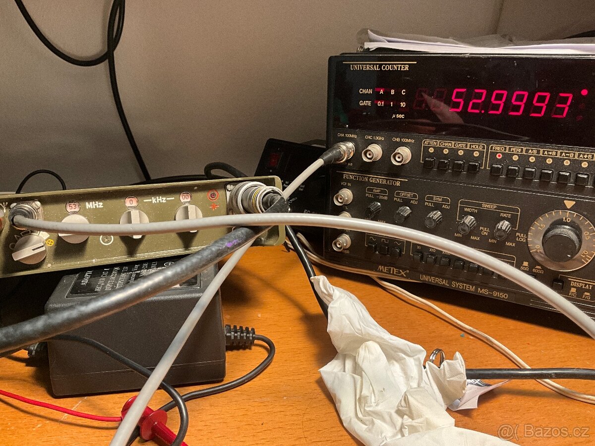 Rádiostanice Tesla RF-10, kompletní sada, odzkoušena - 4