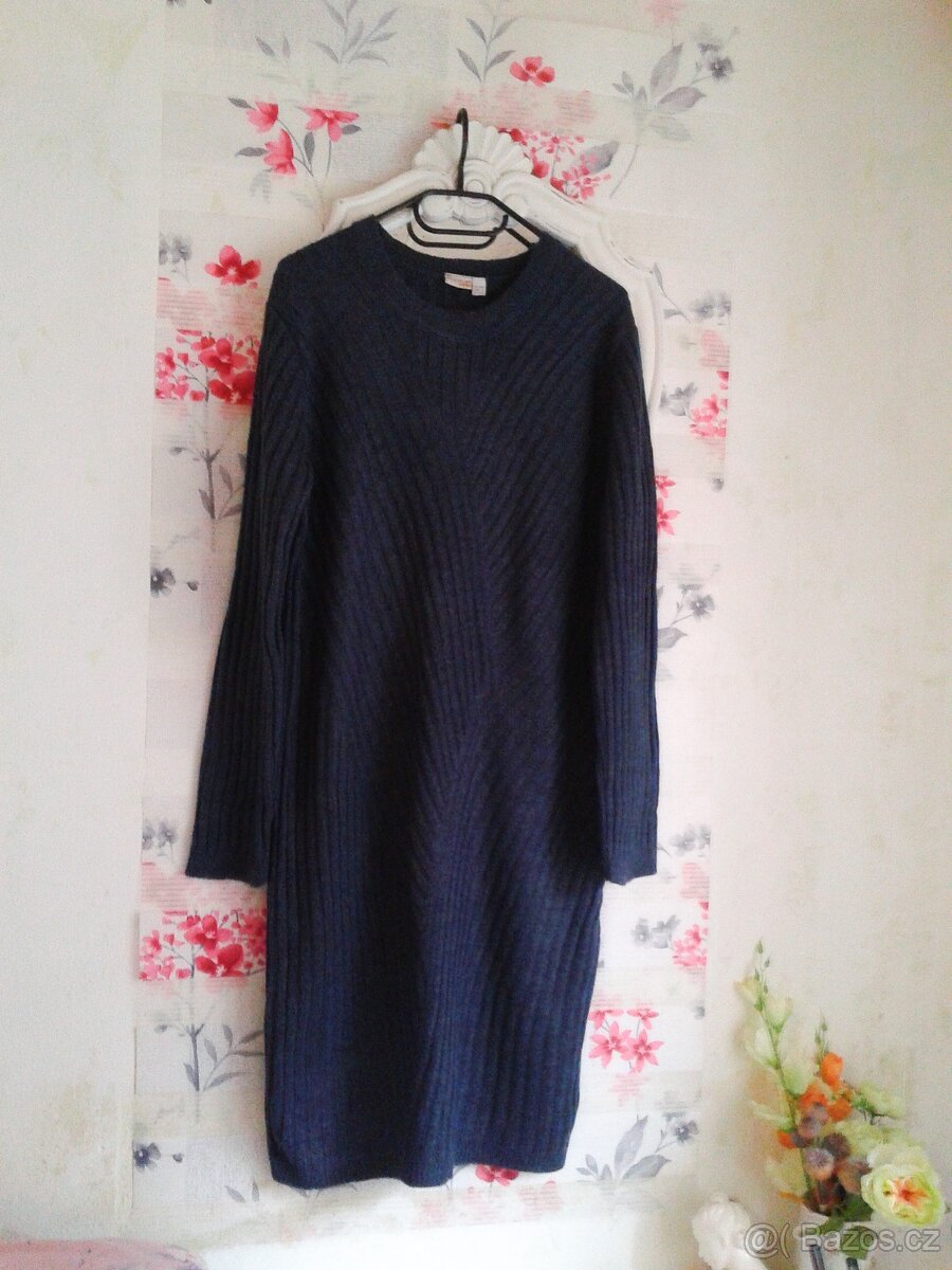 Krásné pletené šaty 40/42 - 4