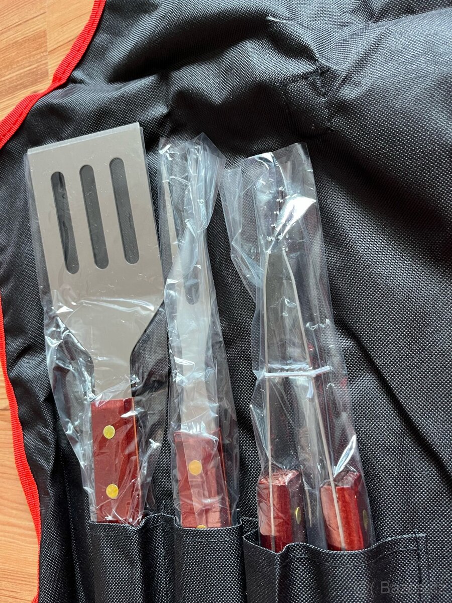 BBQ set, černá. Nové - 4