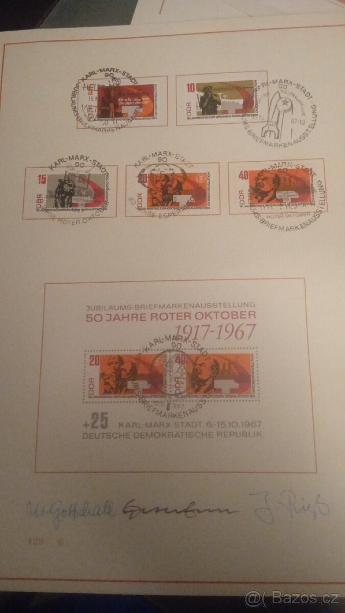 Poštovní známky DDR - 4