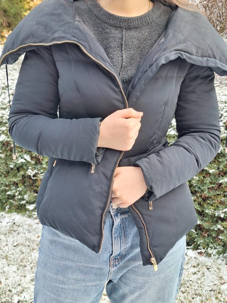 KRÁSNÁ PÉŘOVÁ BUNDA - ZARA - 4