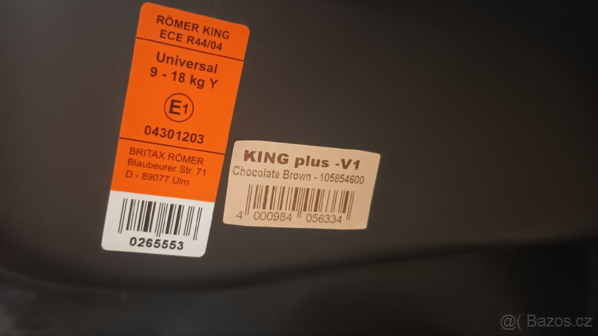 Autosedačka Römer King V1 - 4