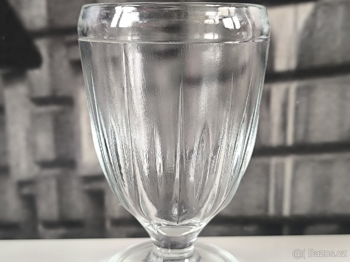 Staré skleničky - grogovky 3ks - 4