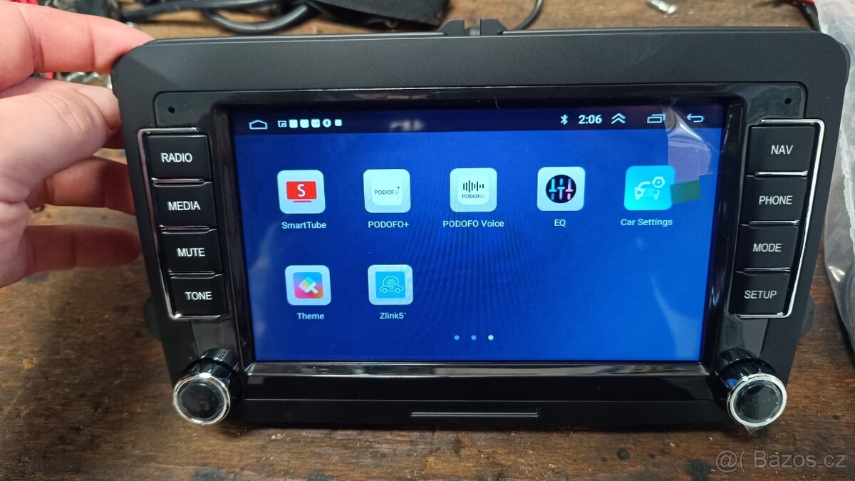 2din Autoradio Android,wifi,bluetooth,GPS Vw,Škoda,seat - 4