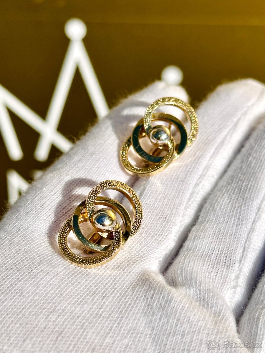 Zlaté náušnice 3,40g - 4