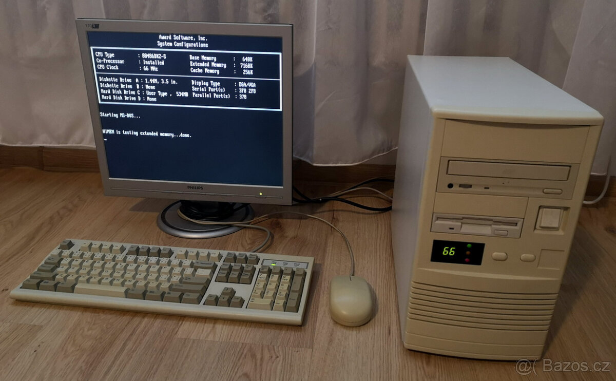 Predám Retro PC 486 DX2 66MHz (33) - 4