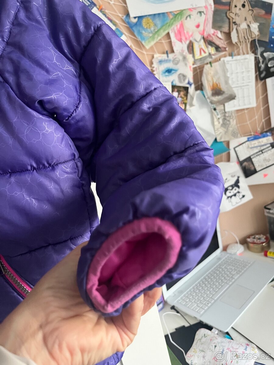 Dívčí zimní bunda h&m140 - 4