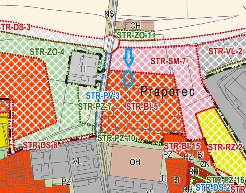 Stavební pozemek Stříbro 1000 m² – pohled 4