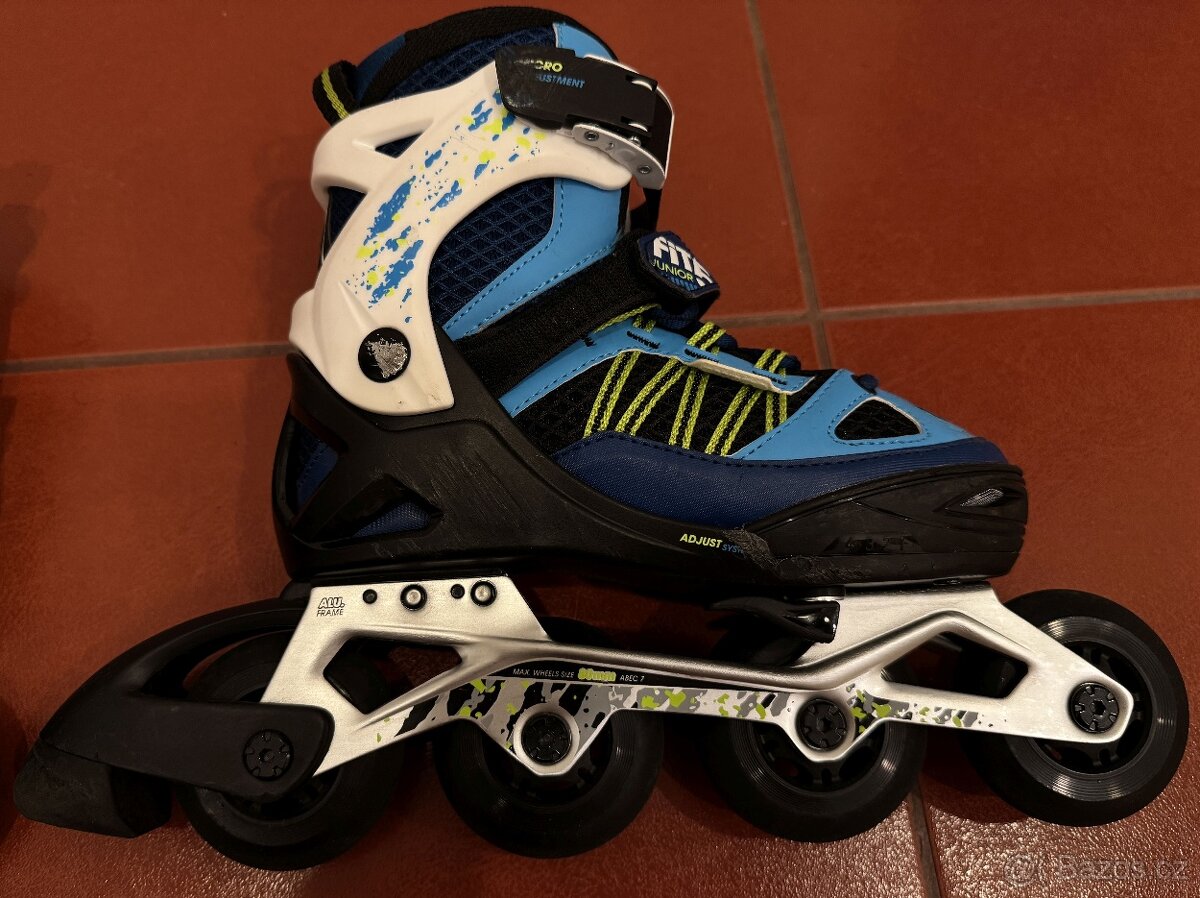 Dětské inline brusle Oxelo FIT5, vel.35-38 - 4
