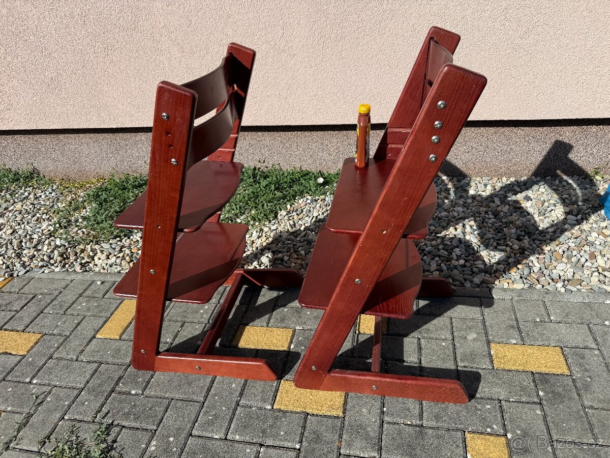 Rostoucí židle JITRO (2ks) - ořech - 4