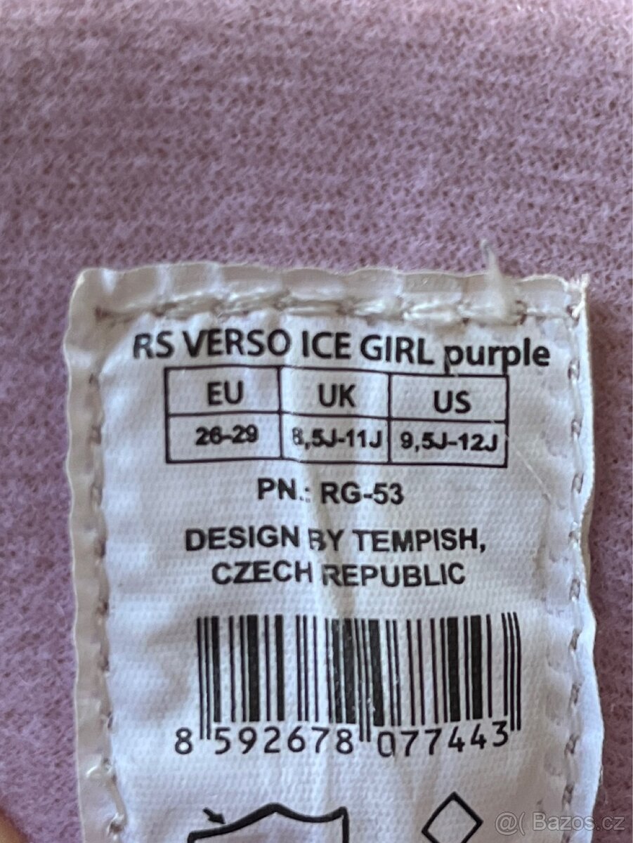 Dívčí lední brusle vel. 26 - 29 - 4