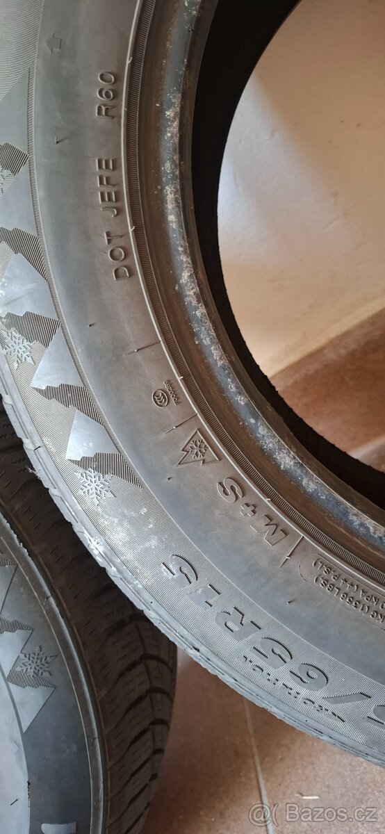 2x Pneu zimní 195/65 R15 Dot 3322 - 4