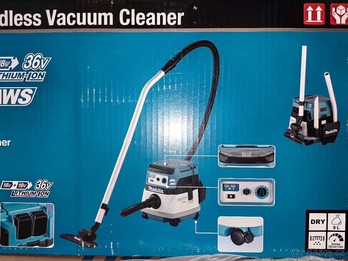 Aku vysavač Makita DVC867LZX4 - 4