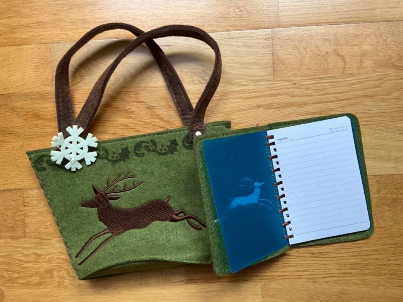 Kabelka duha batoh stříbrný kočka jelen - 4