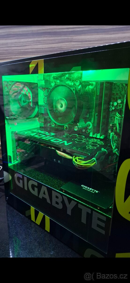 Herní pc AMD green PRO , 8Gb,1,Gb,SSD - 4