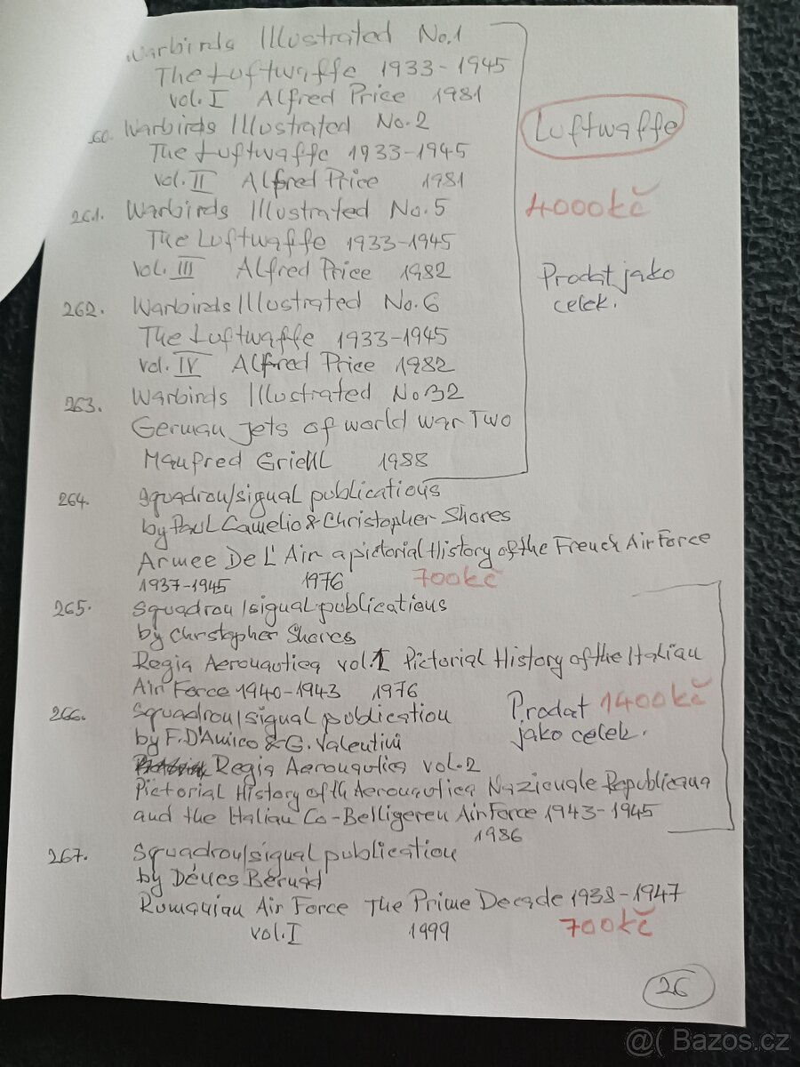 Vojenské staré letecké knihy - 4