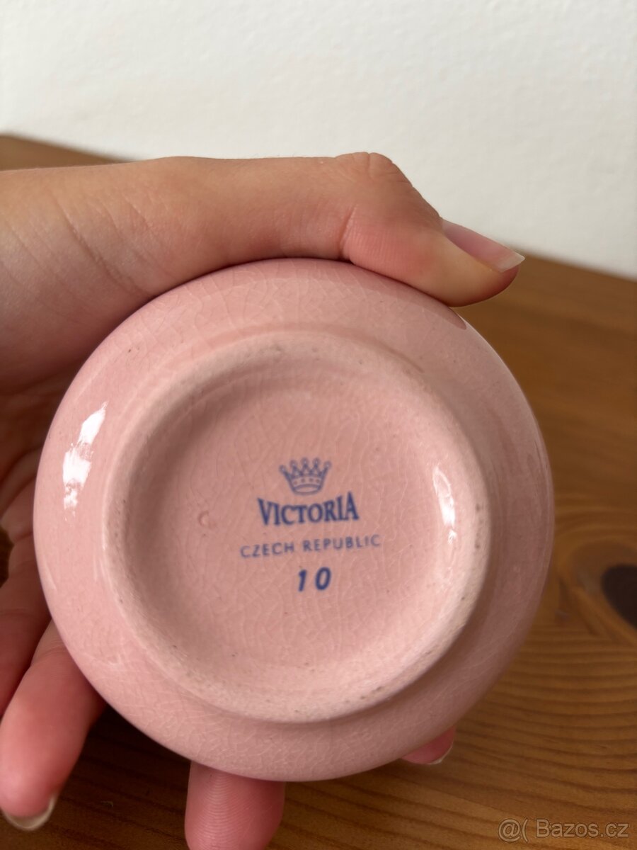 Šperkovnice – pravý růžový porcelán VICTORIA - 4
