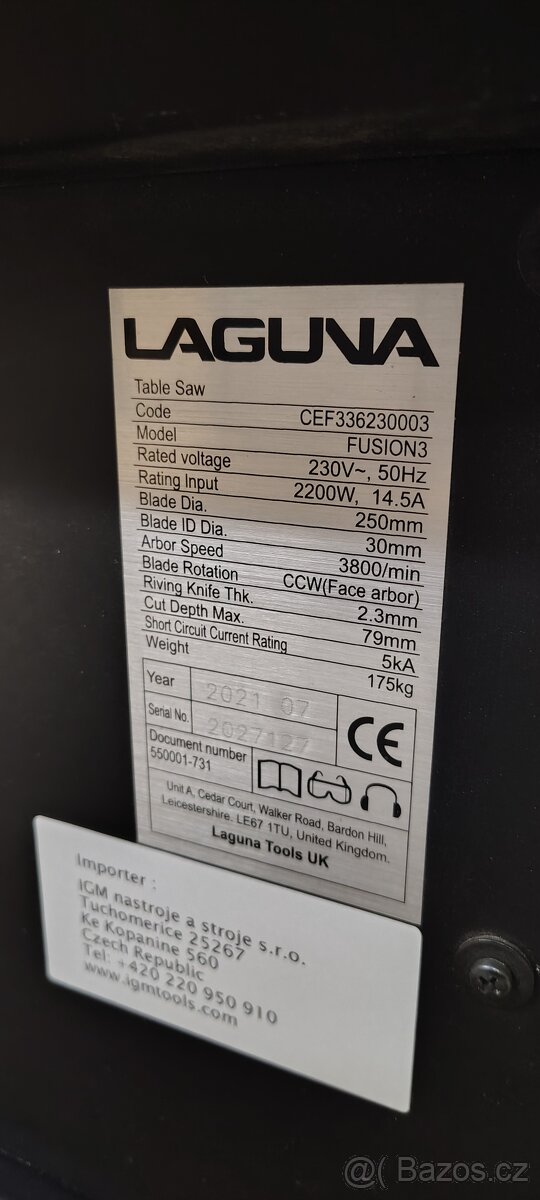 KOTOUČOVÁ PILA LAGUNA FUSION 3 - 4