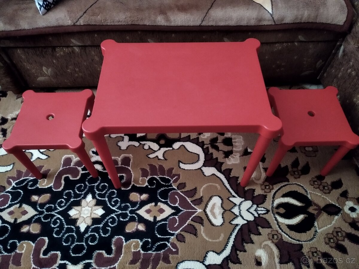 stolky Lack + komplet Utter - 4